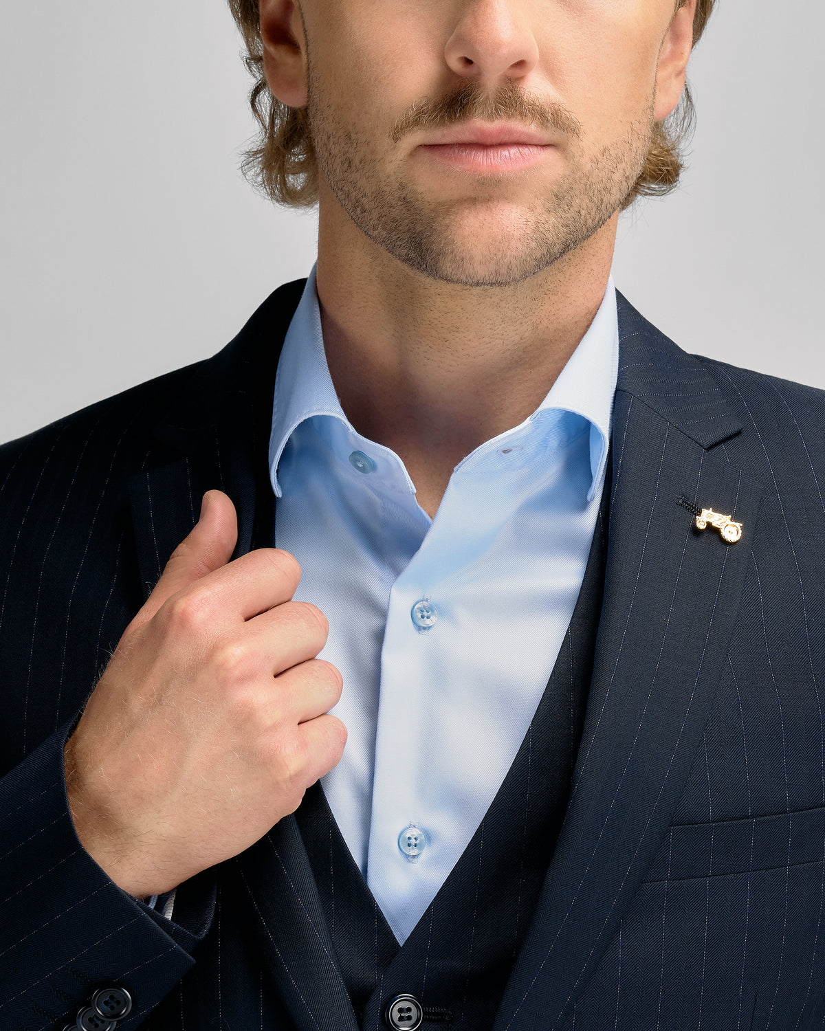 Navy Stripe Jacket S