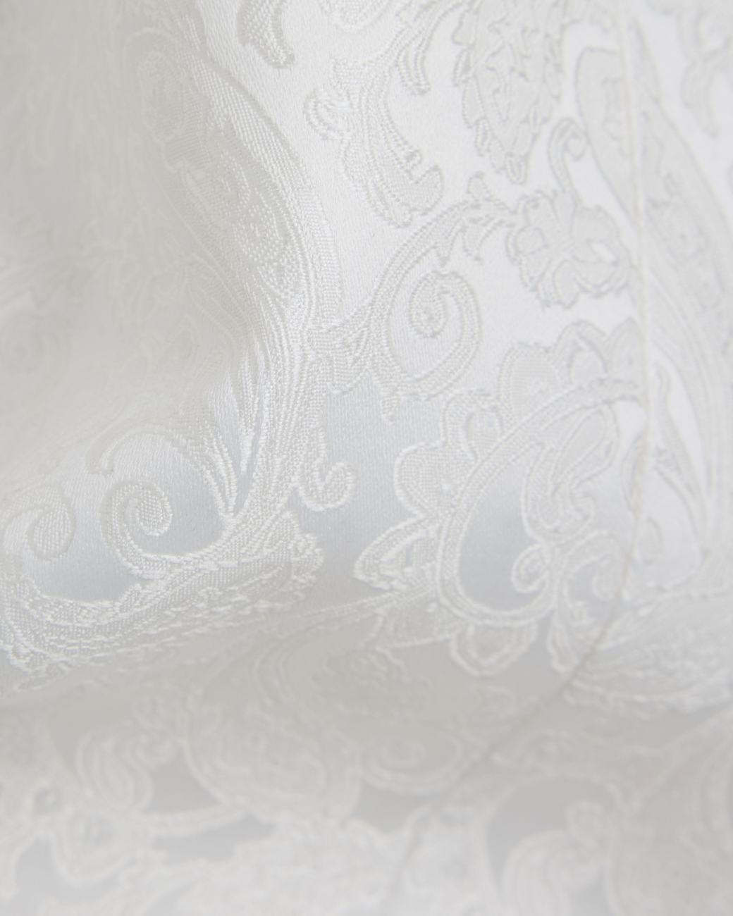 White Jaquard Vest