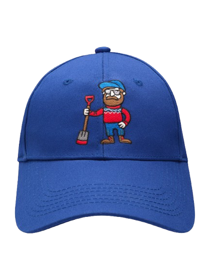 Skjeggemannen Spade Caps