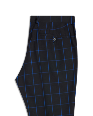 Black Bright Blue Pant