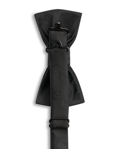Black all over tractor bowtie