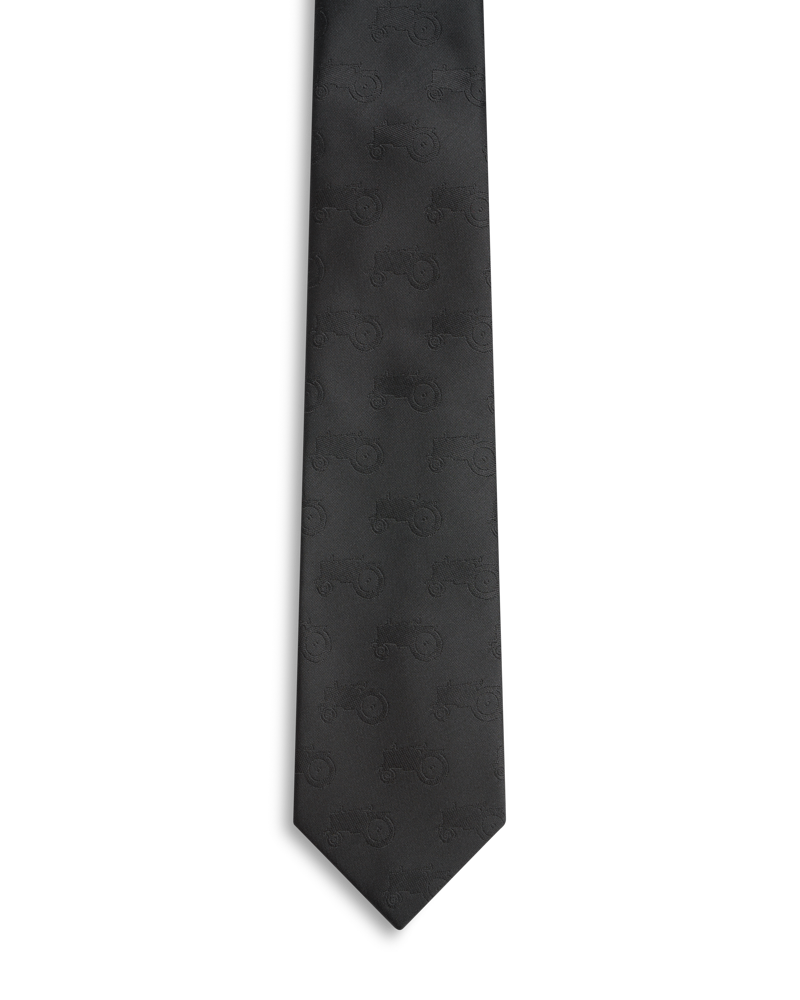 Black all over tractor tie
