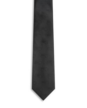 Black all over tractor tie