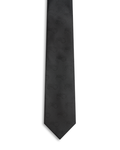 Black all over tractor tie