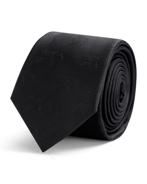 Black all over tractor tie