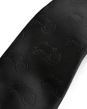 Black all over tractor tie
