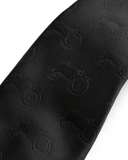 Black all over tractor tie