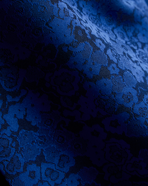 Blue Pattern suit Pant