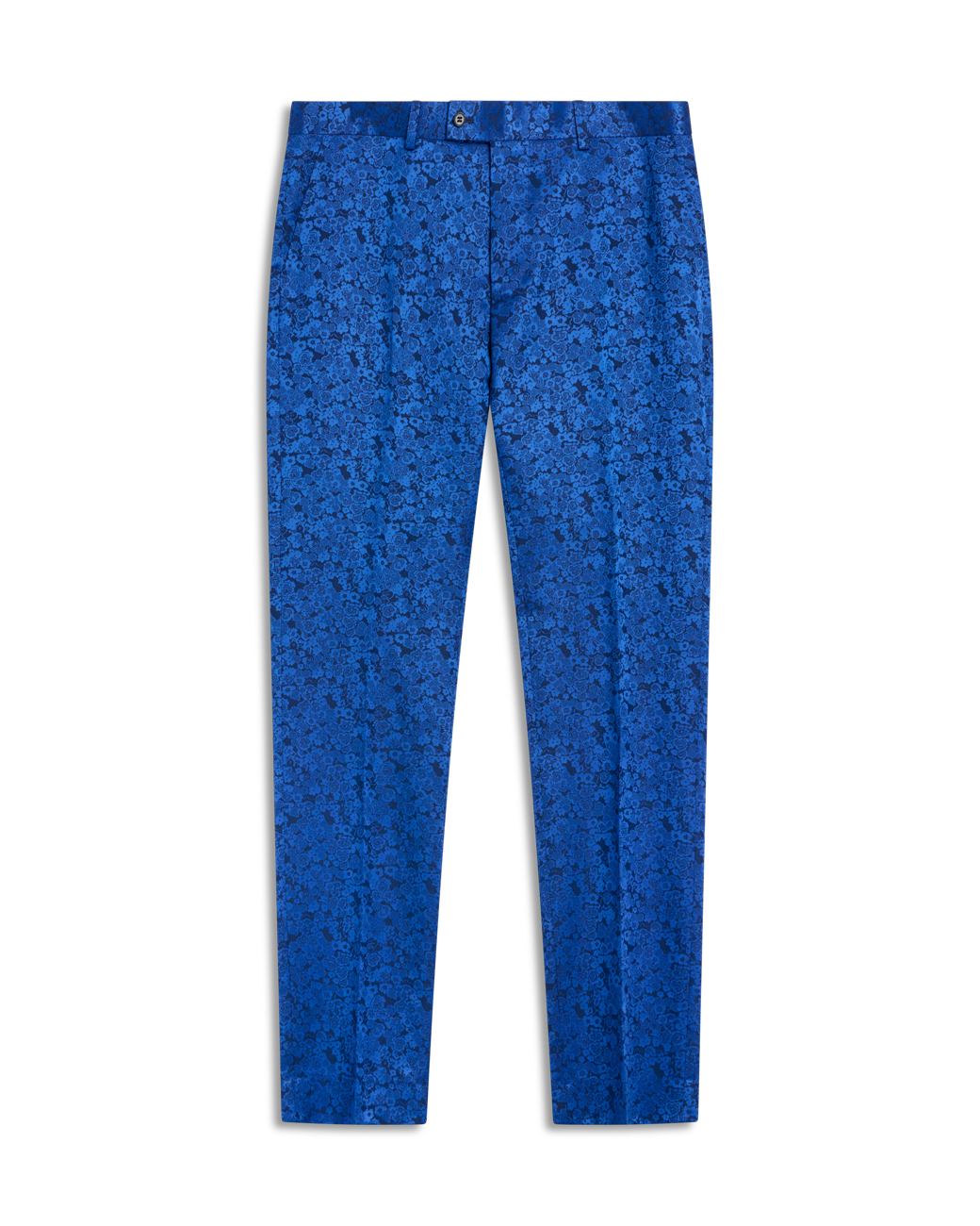 Blue Pattern suit Pant