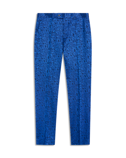 Blue Pattern suit Pant
