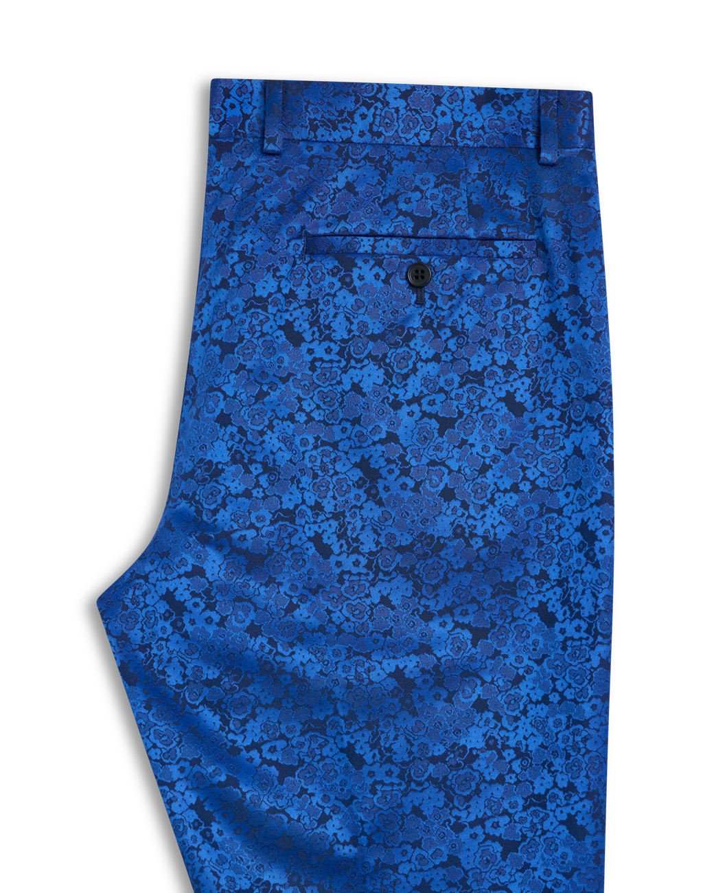 Blue Pattern suit Pant