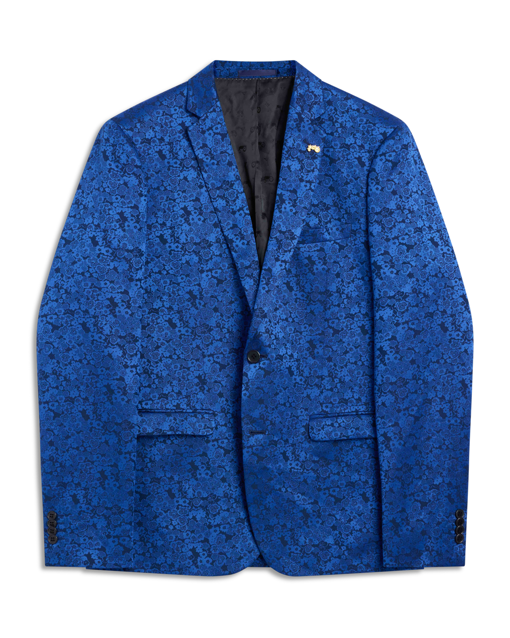 Blue Pattern suit Jacket