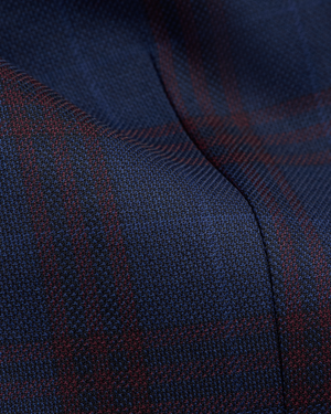 Blue Red Check Jacket R