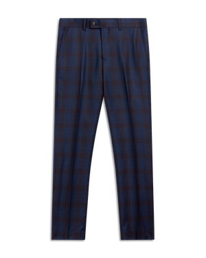 Blue Red Check Pant