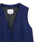 Blue super 110 Vest