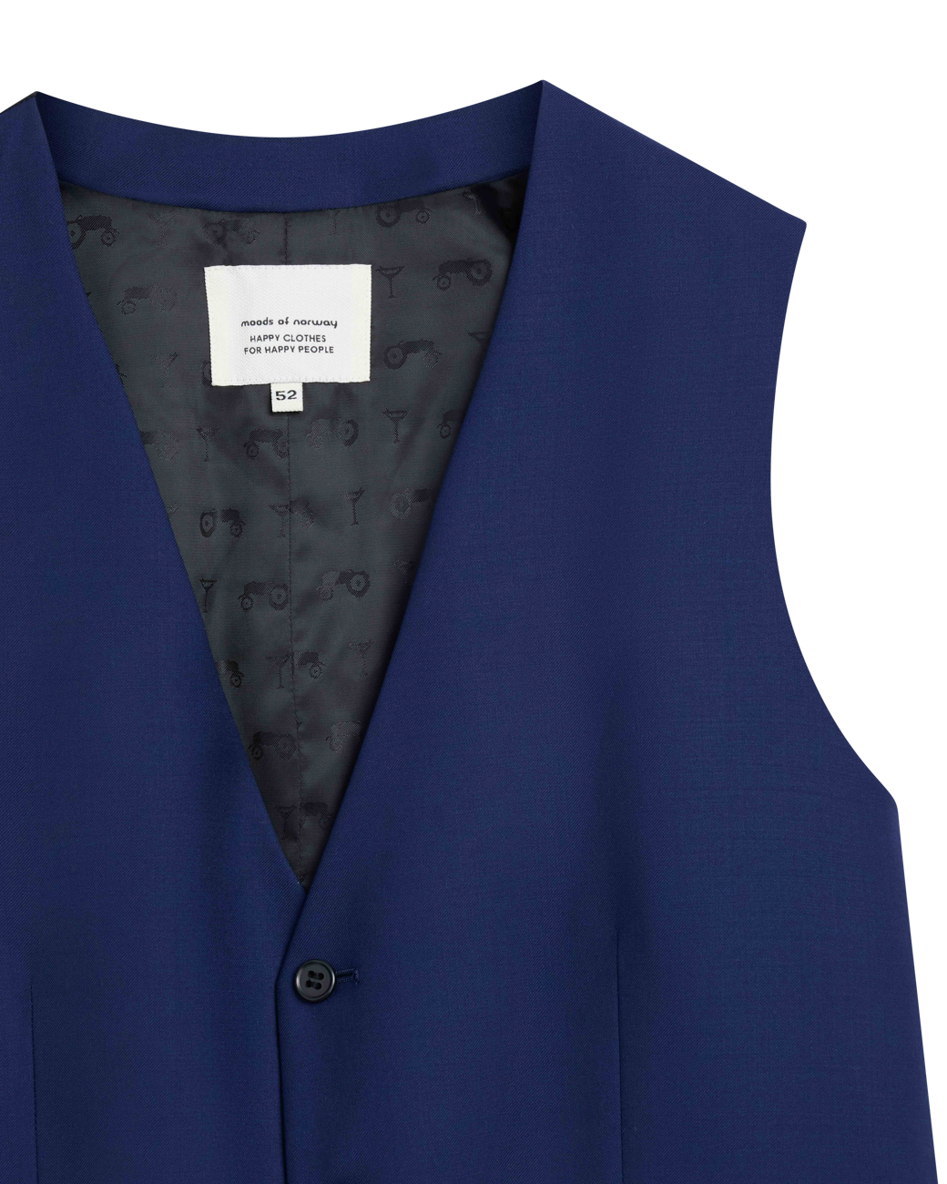 Blue super 110 Vest