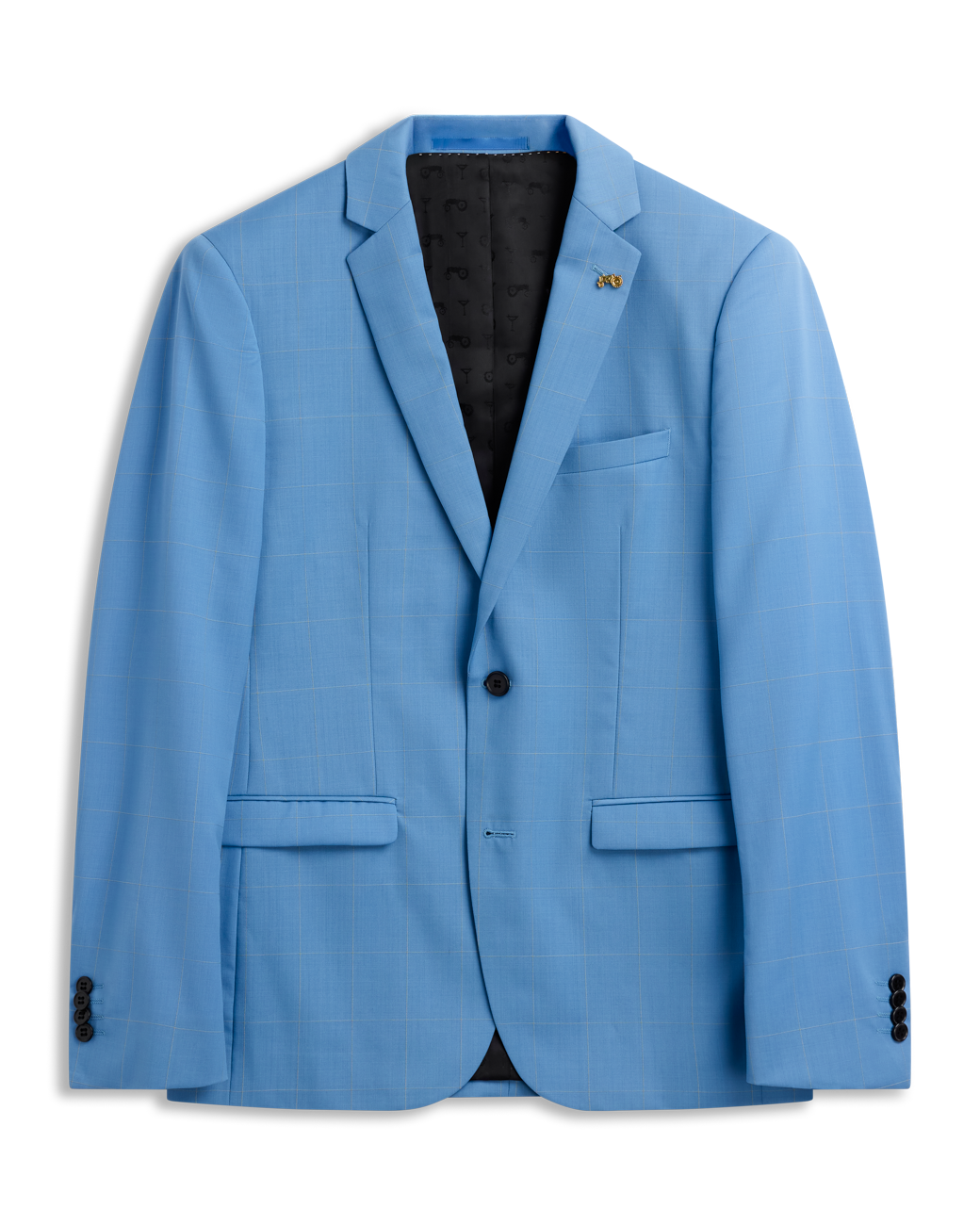 Bold Blue Check Jacket