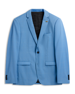 Bold Blue Check Jacket