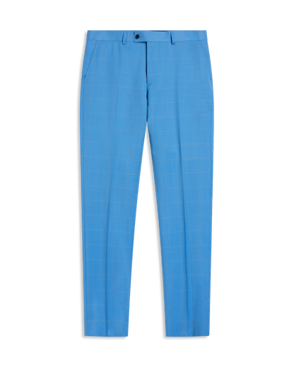 Bold Blue Check Pant
