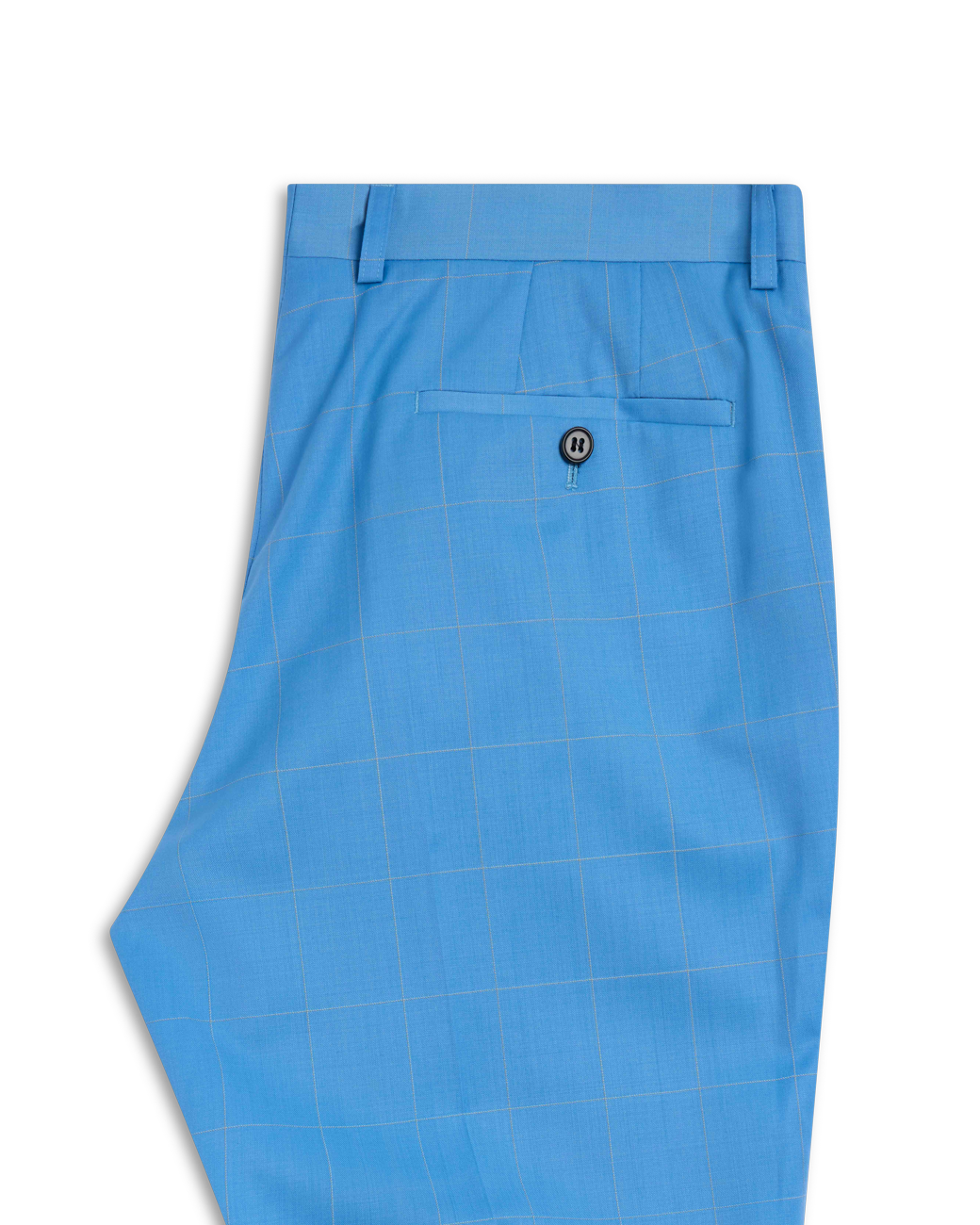 Bold Blue Check Pant