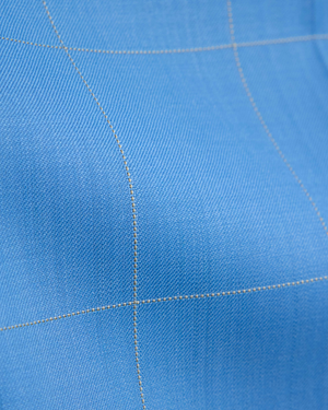 Bold Blue Check Pant