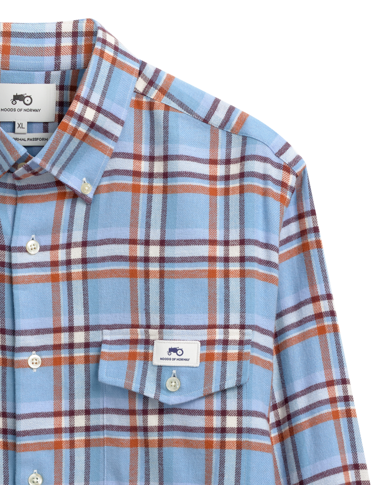 Bold Check Blue R