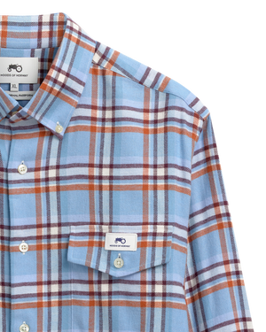Bold Check Blue R