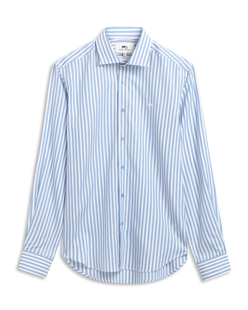 Bold Stripe Blue Shirt S