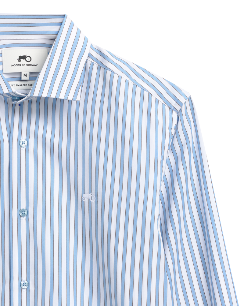 Bold Stripe Blue Shirt S