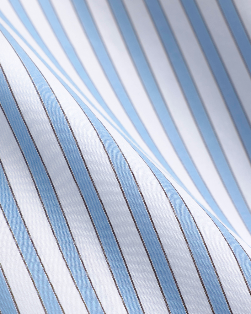 Bold Stripe Blue Shirt S