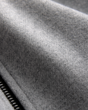 Bomber Wool Jacket Light Grey