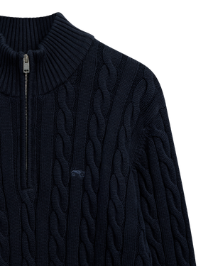 Cable Half Zip