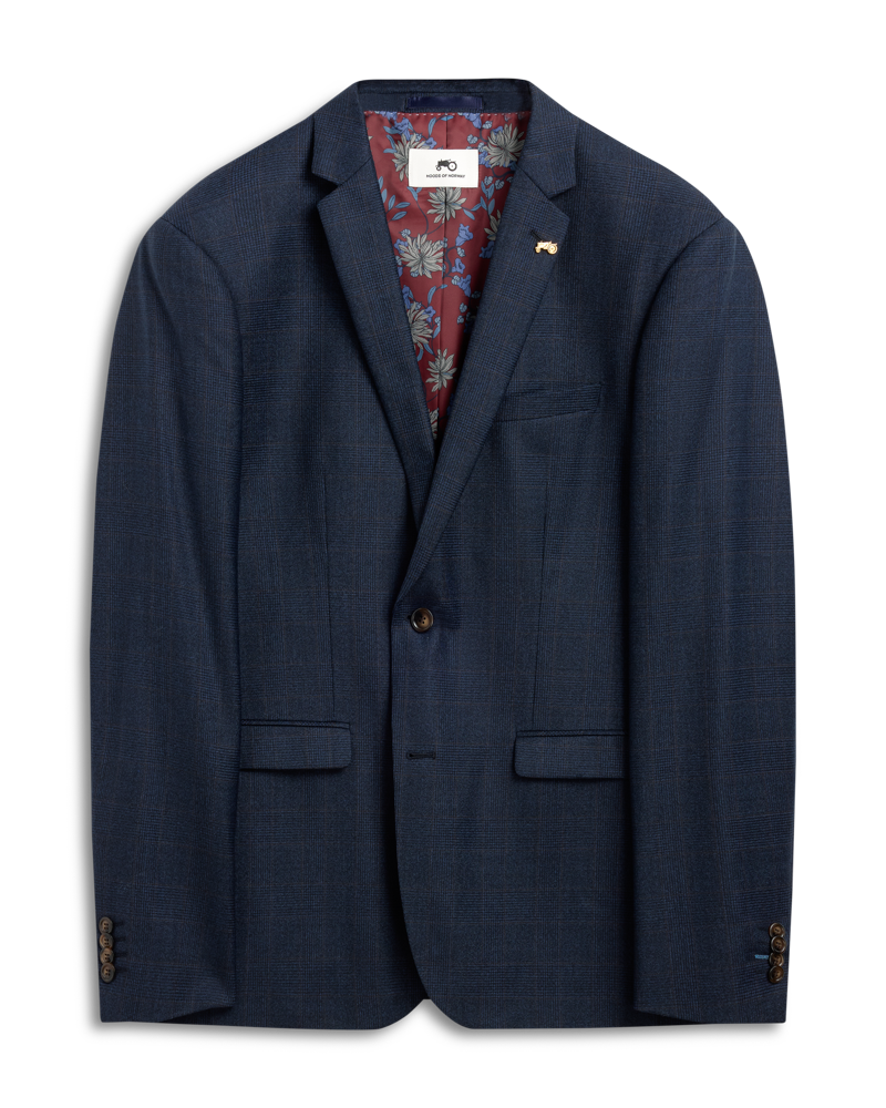 Check Jacket Blue S