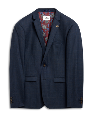 Check Jacket Blue S