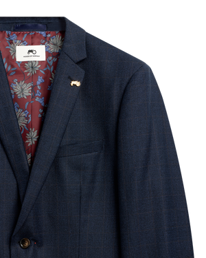 Check Jacket Blue R