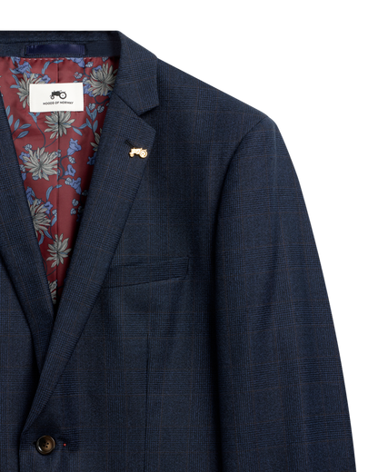 Check Jacket Blue R