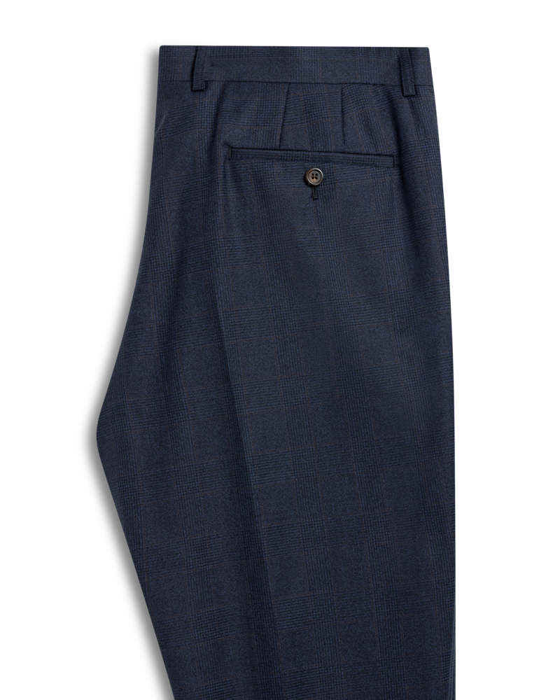 Check Pant Blue