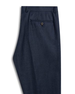 Check Pant Blue