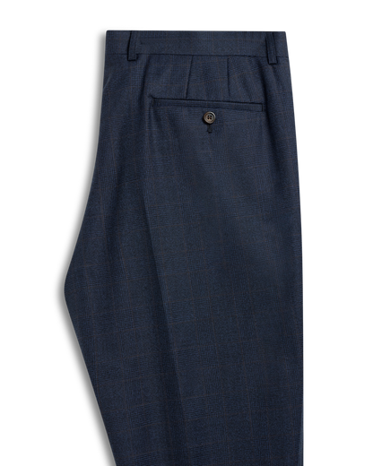 Check Pant Blue