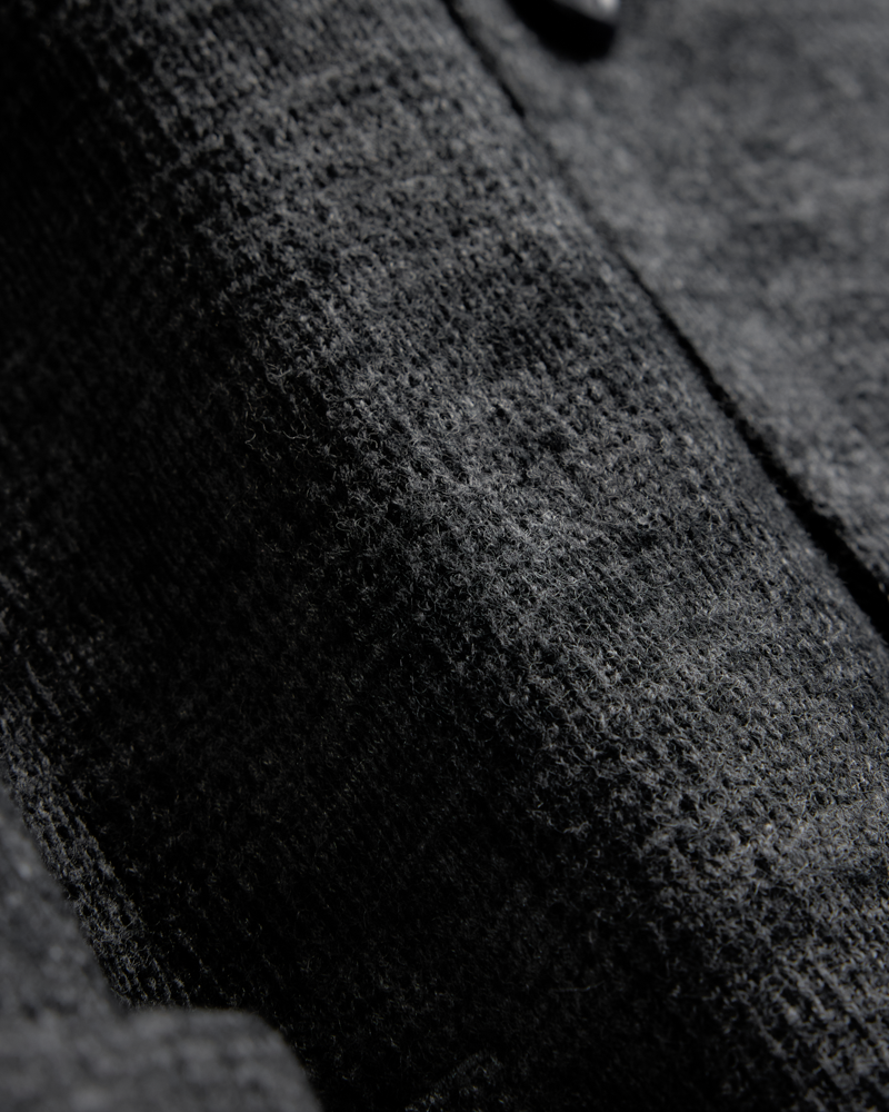 Comfy Wool Hood Blazer S