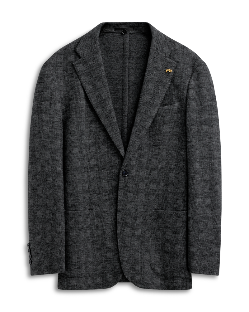 Comfy Wool Hood Blazer S