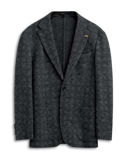 Comfy Wool Hood Blazer S