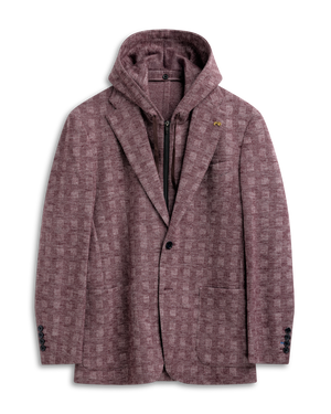 Comfy Wool Hood Blazer S