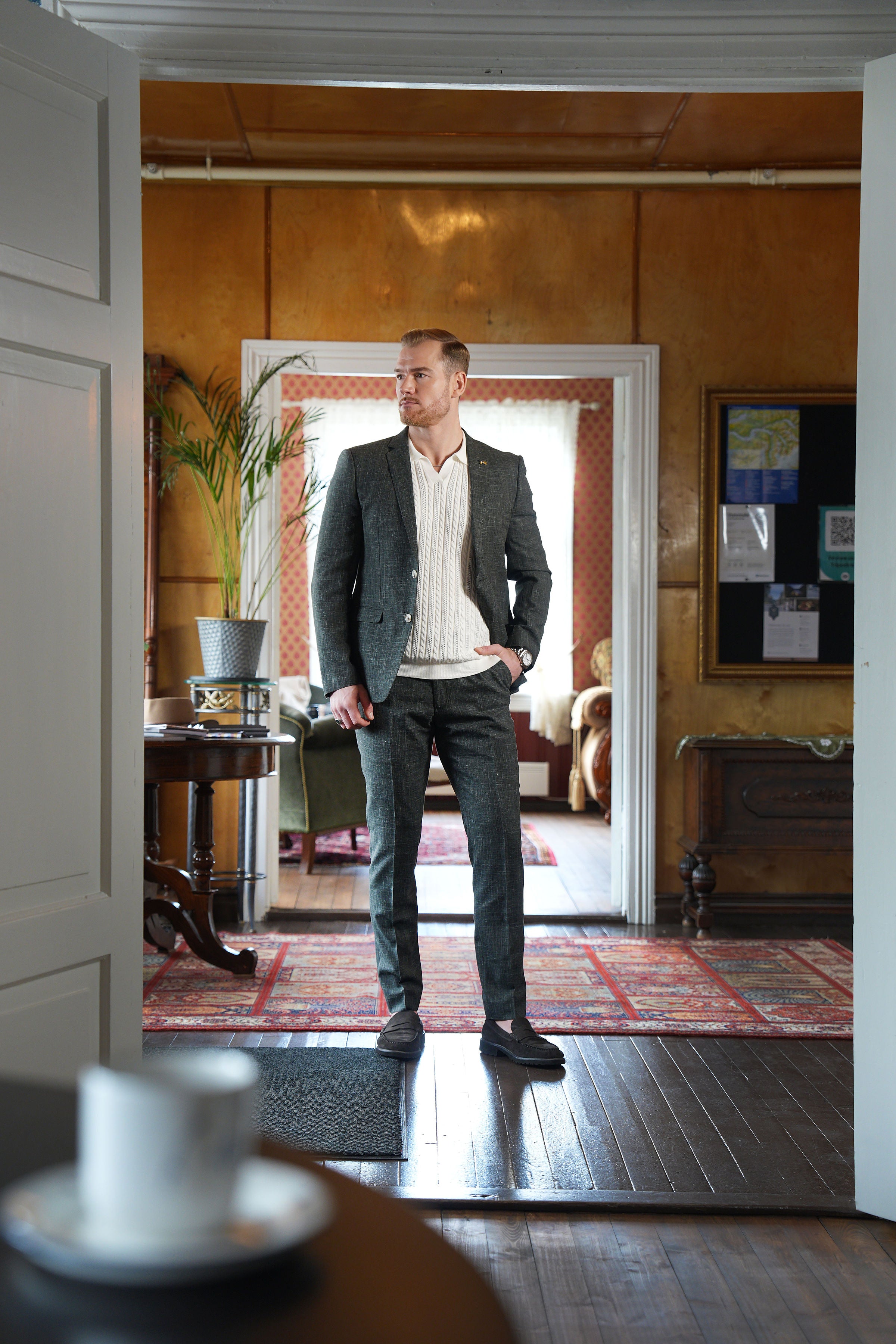 Linen Suit Jacket