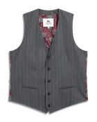 Double Stripe Grey Vest