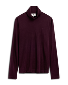 Fine Wool High Neck Purple
