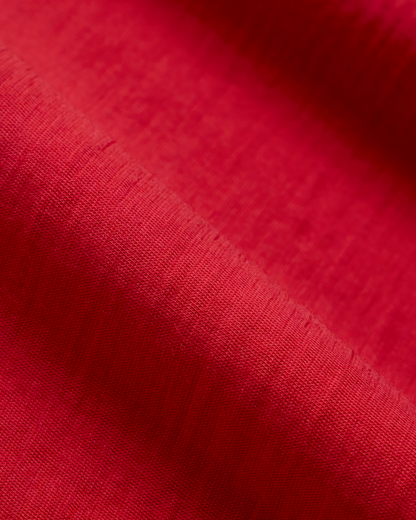 Fine Wool High Neck Red