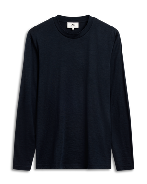 Fine Wool Long Sleeve Navy