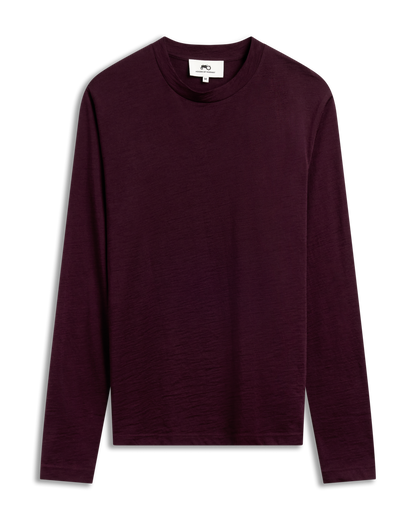 Fine Wool Long Sleeve Purple