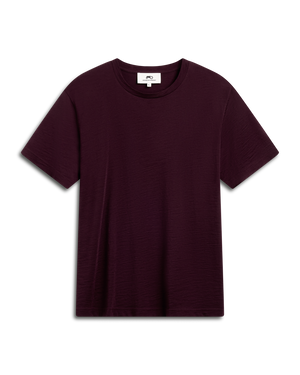 Fine Wool T-shirt Purple